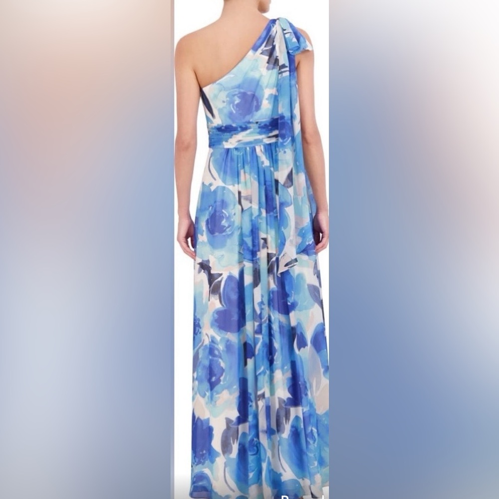 Eliza J One-Shoulder Blue Floral Maxi Dress ๐ฉต๐๐ธ - Picture 5 of 5